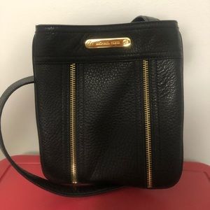 Michael Kors Black Leather Crossbody